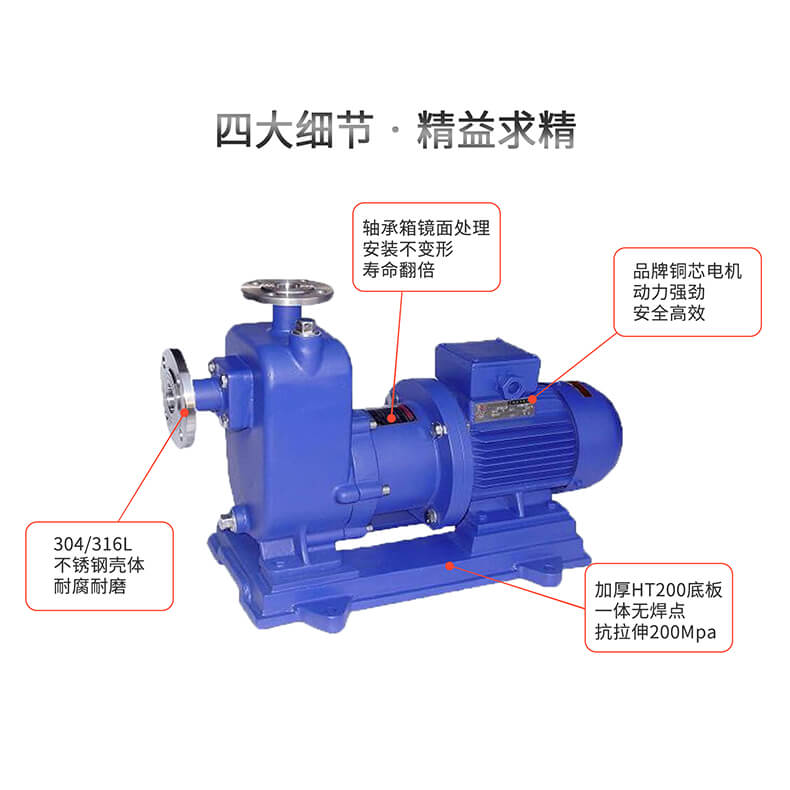 CQZ不銹鋼自吸磁力泵