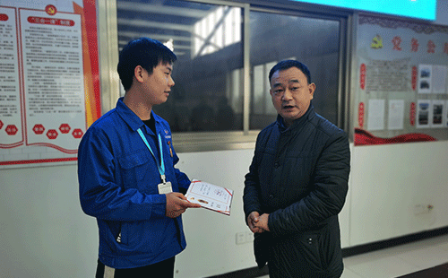 工會書記李文勝走訪江南泵閥